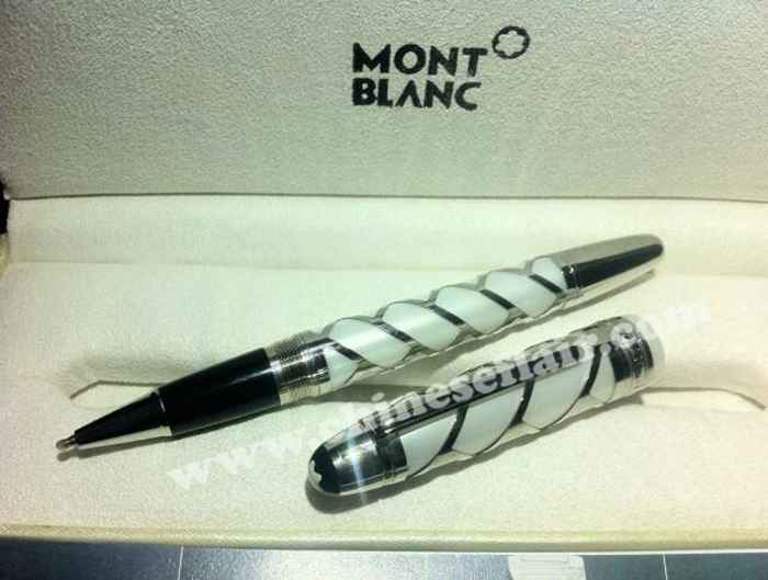 Copy Mont Blanc Pen Limited Edition White Fineliner Pen